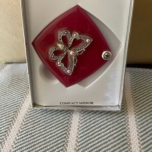 Liz Claiborne White and Silver Box